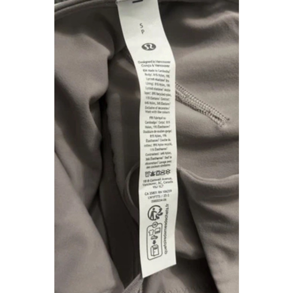 NWT SALE! Lululemon Nulu High-Neck Mesh-Hem Tank / Bra LW1FTTS Small Mauve 78$ - Picture 8 of 8
